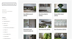 Desktop Screenshot of industriesafari.de